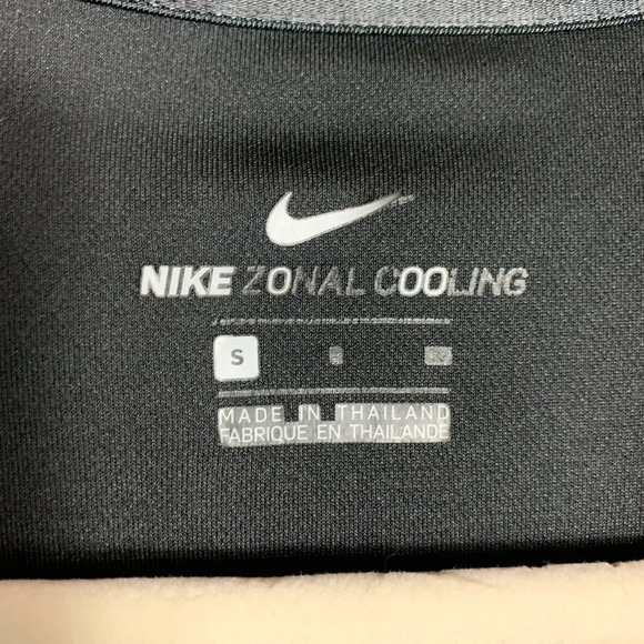 NIKE Women’s ZONAL COOLING GOLF DRESS 1/4  ZIP BACK POCKET SIZE SMALL BLACK/GRAY - Picture 6 of 13